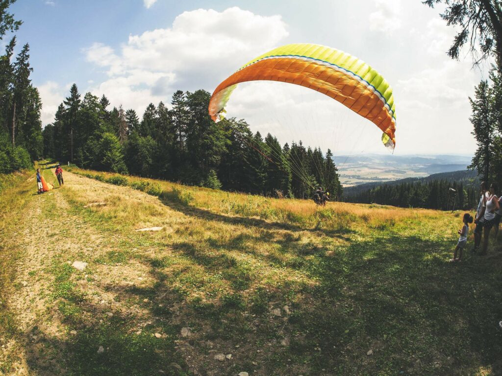 paragliding - Apartmány za Bukem